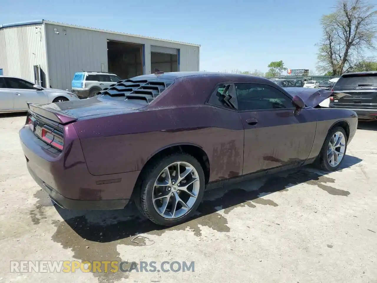 3 Photograph of a damaged car 2C3CDZAG8MH610588 DODGE CHALLENGER 2021