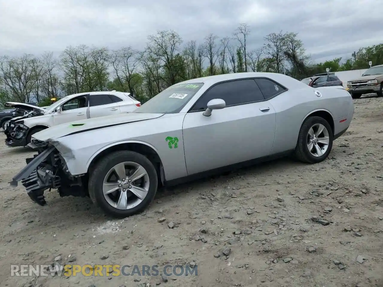 1 Photograph of a damaged car 2C3CDZAG9MH542513 DODGE CHALLENGER 2021