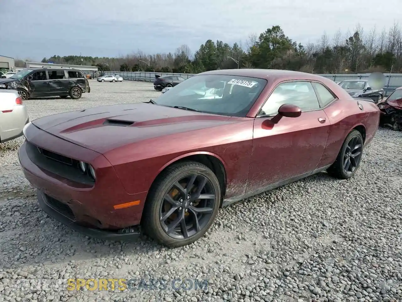 1 Photograph of a damaged car 2C3CDZAG9MH572708 DODGE CHALLENGER 2021