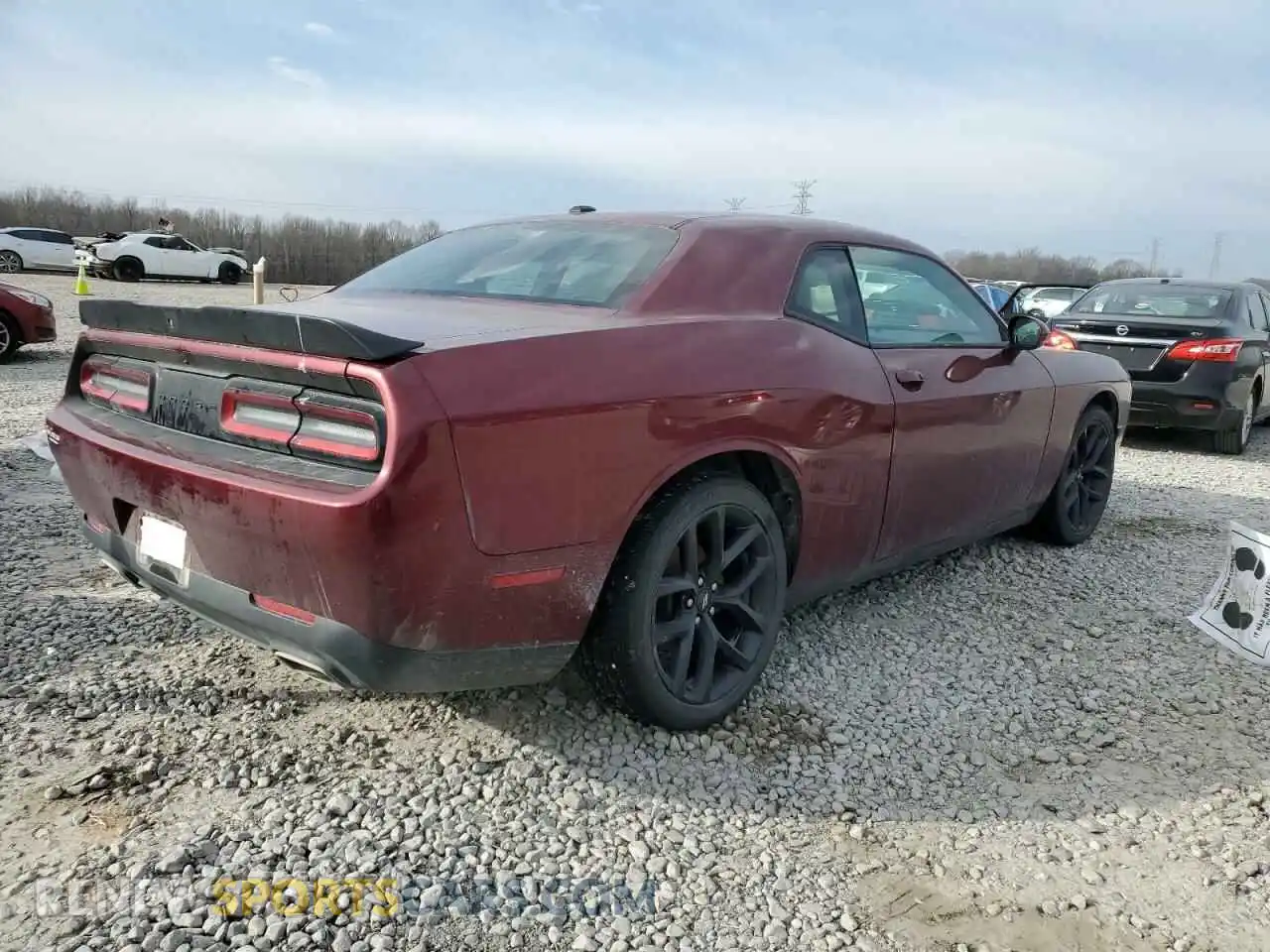 3 Photograph of a damaged car 2C3CDZAG9MH572708 DODGE CHALLENGER 2021