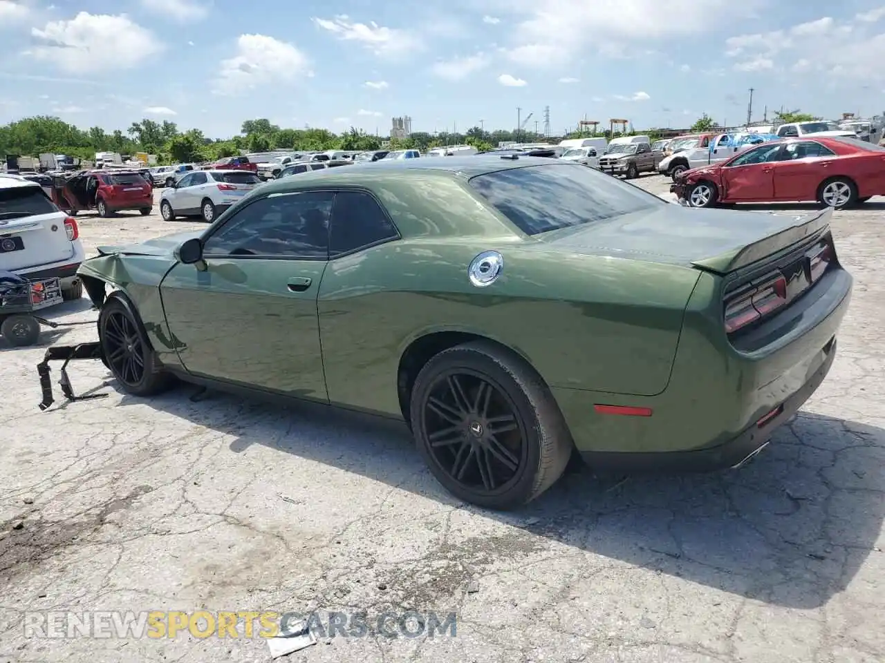 2 Photograph of a damaged car 2C3CDZAG9MH576709 DODGE CHALLENGER 2021