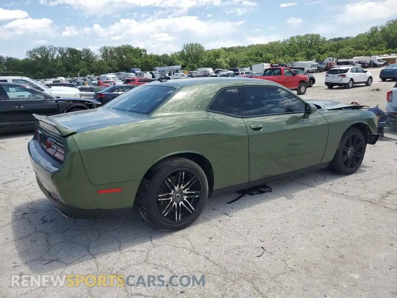 3 Photograph of a damaged car 2C3CDZAG9MH576709 DODGE CHALLENGER 2021