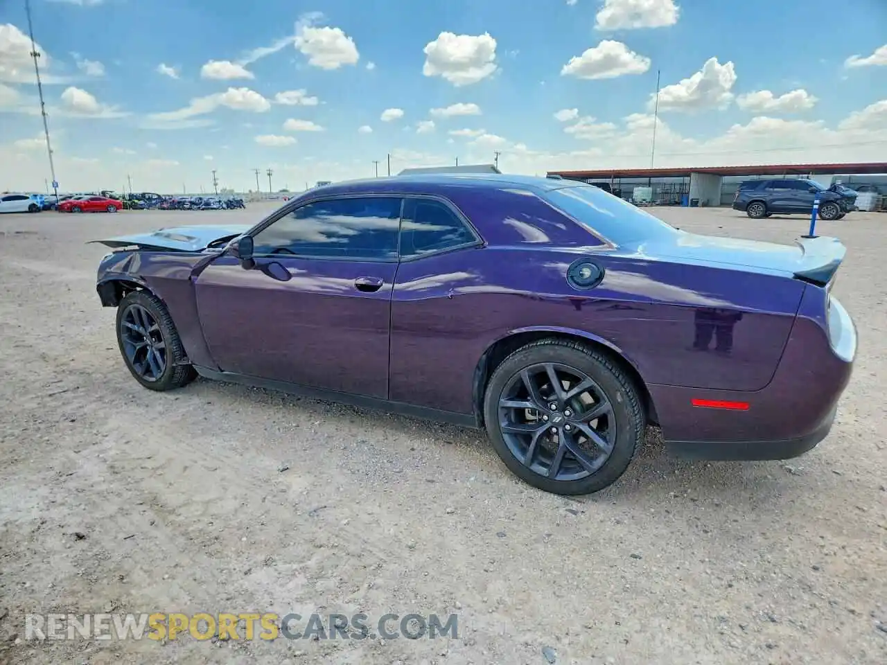 2 fotografías del automóvil dañado 2C3CDZAG9MH596541 DODGE CHALLENGER 2021
