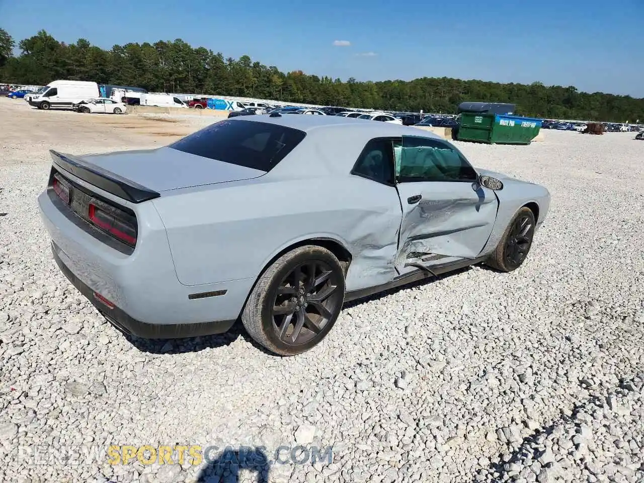 3 Photograph of a damaged car 2C3CDZAG9MH646158 DODGE CHALLENGER 2021