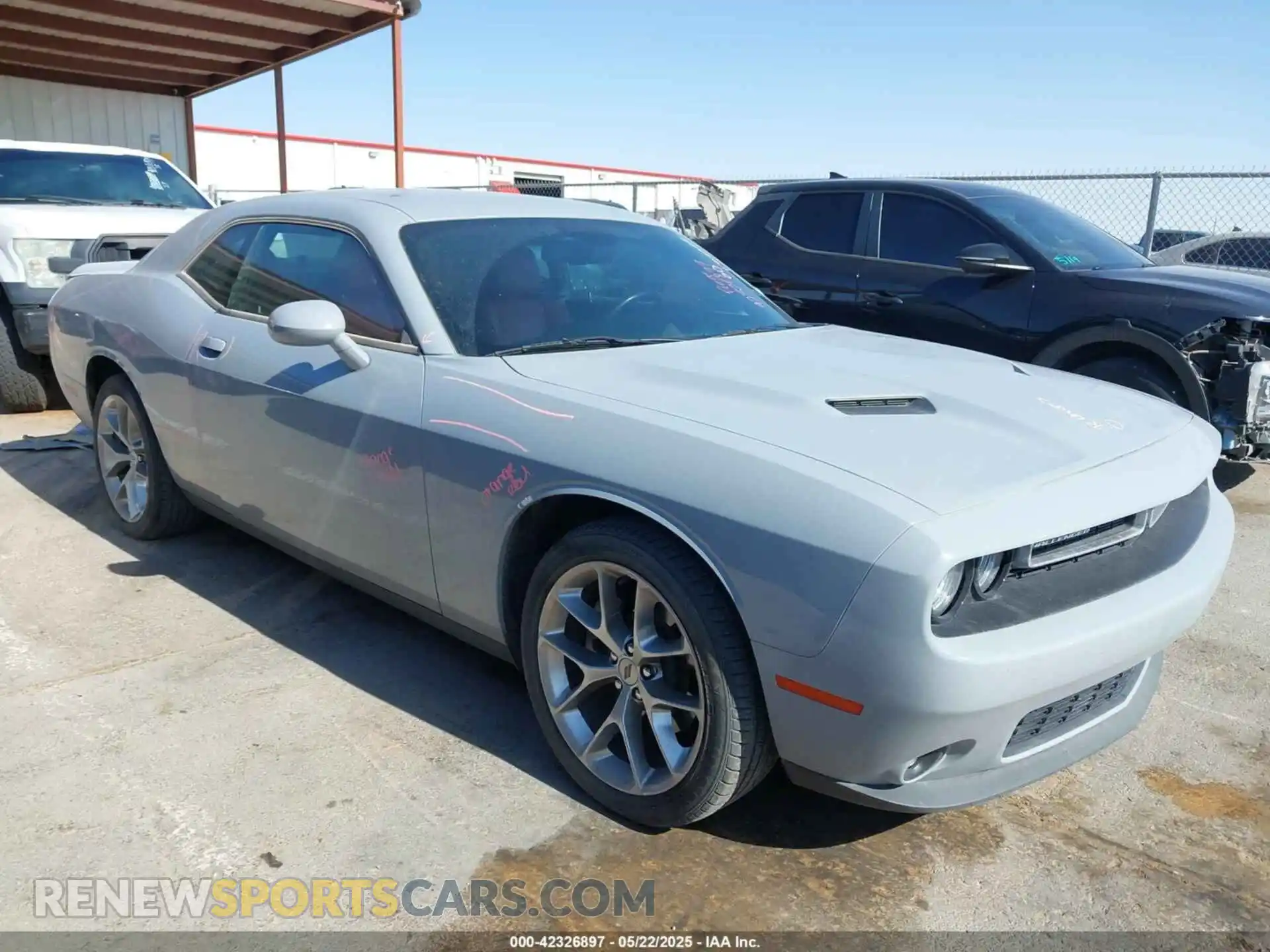 1 Photograph of a damaged car 2C3CDZAGXMH645648 DODGE CHALLENGER 2021