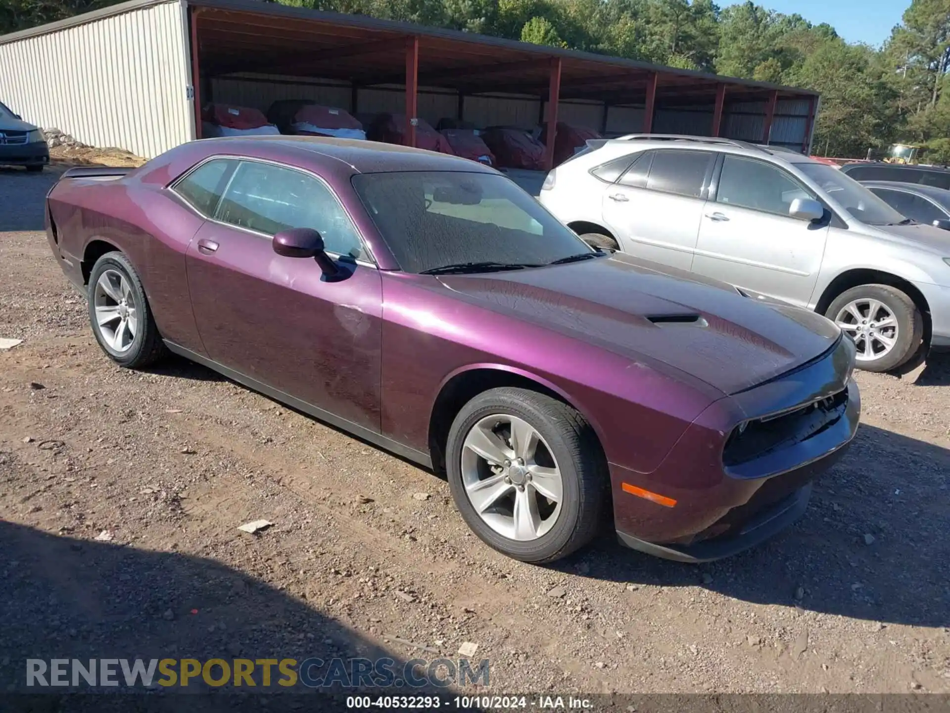 1 Photograph of a damaged car 2C3CDZAGXMH651174 DODGE CHALLENGER 2021