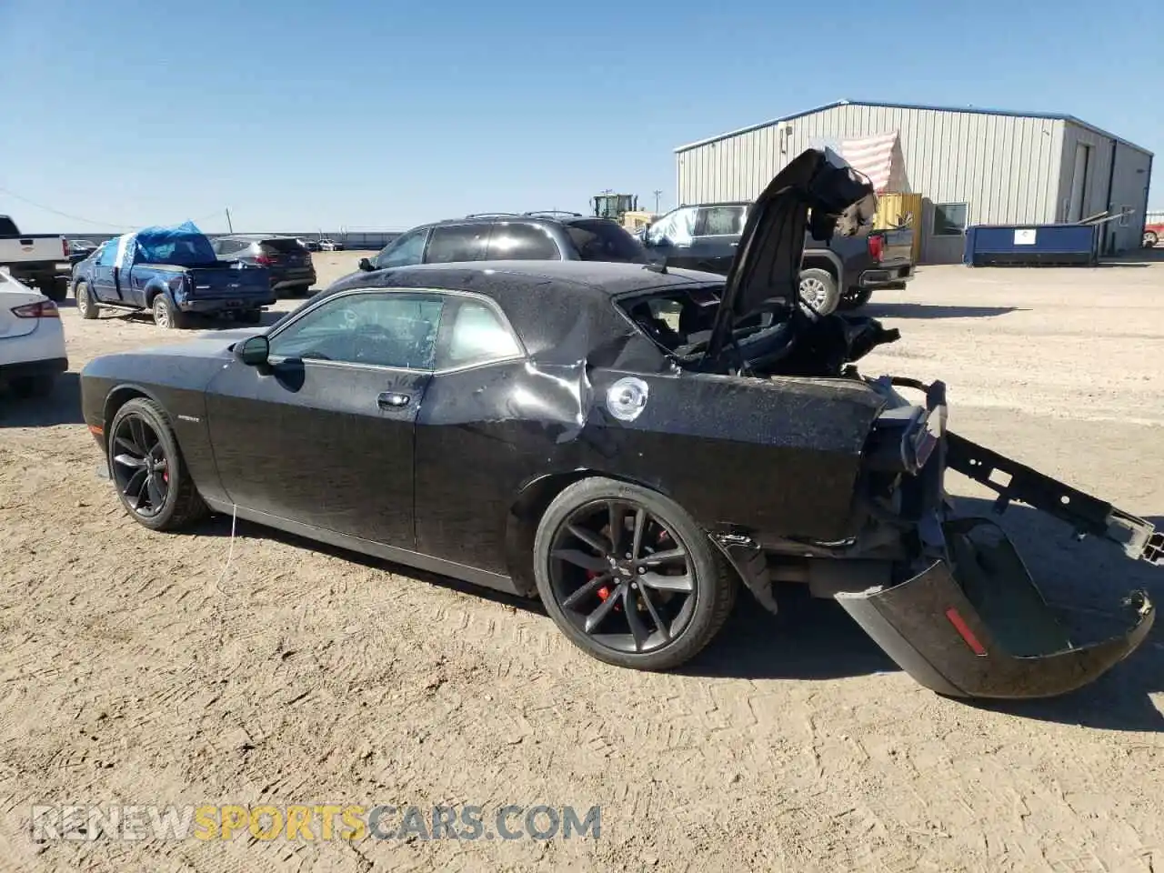 2 Photograph of a damaged car 2C3CDZBT1MH673947 DODGE CHALLENGER 2021
