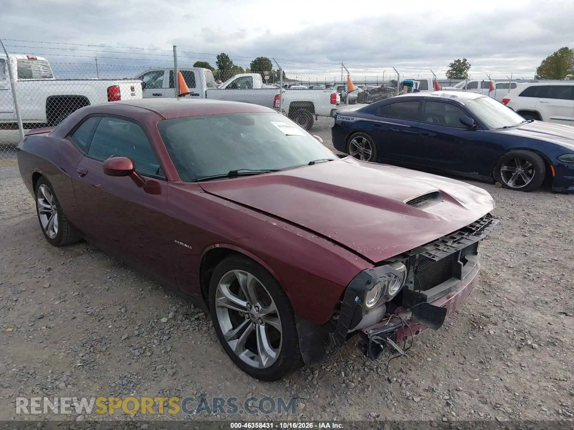 1 Фотография поврежденного автомобиля 2C3CDZBT2MH538413 DODGE CHALLENGER 2021