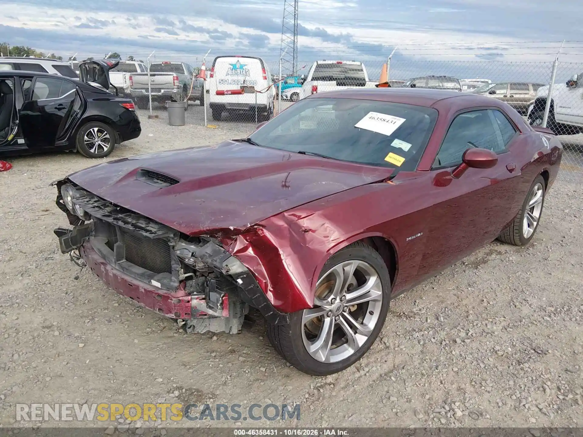 2 Фотография поврежденного автомобиля 2C3CDZBT2MH538413 DODGE CHALLENGER 2021