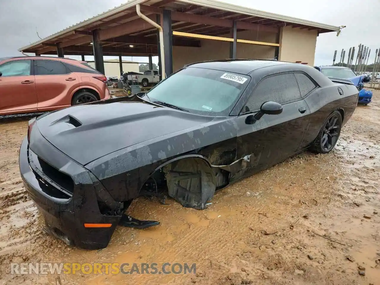 1 Photograph of a damaged car 2C3CDZBT3MH510250 DODGE CHALLENGER 2021