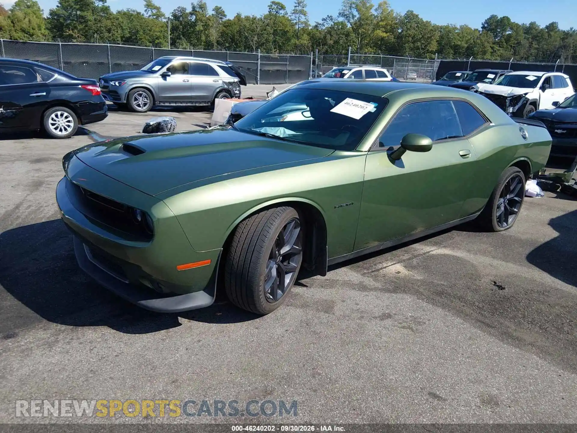 2 Photograph of a damaged car 2C3CDZBT3MH564521 DODGE CHALLENGER 2021