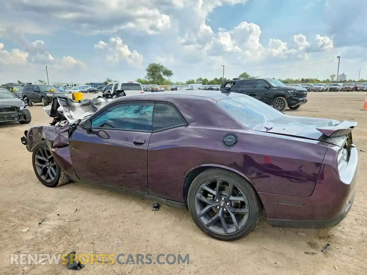 2 Photograph of a damaged car 2C3CDZBT3MH586552 DODGE CHALLENGER 2021