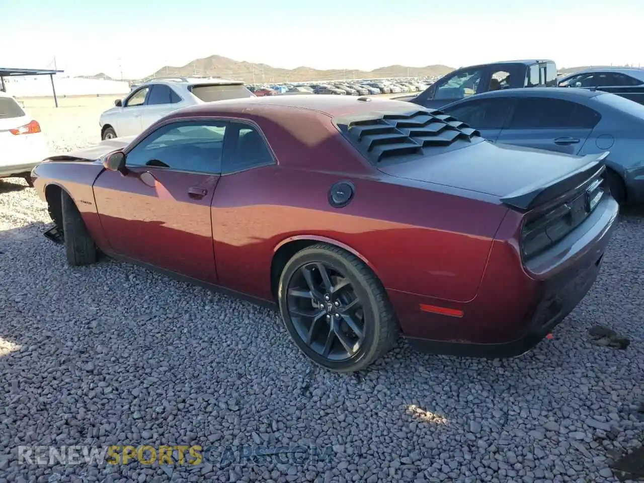 2 Photograph of a damaged car 2C3CDZBT4MH641879 DODGE CHALLENGER 2021