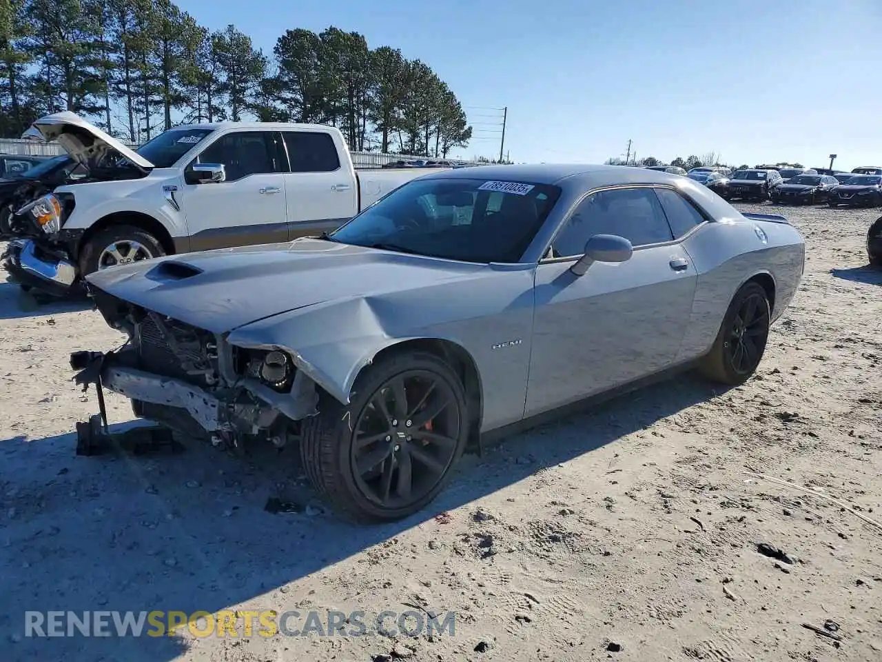1 Photograph of a damaged car 2C3CDZBT4MH651666 DODGE CHALLENGER 2021