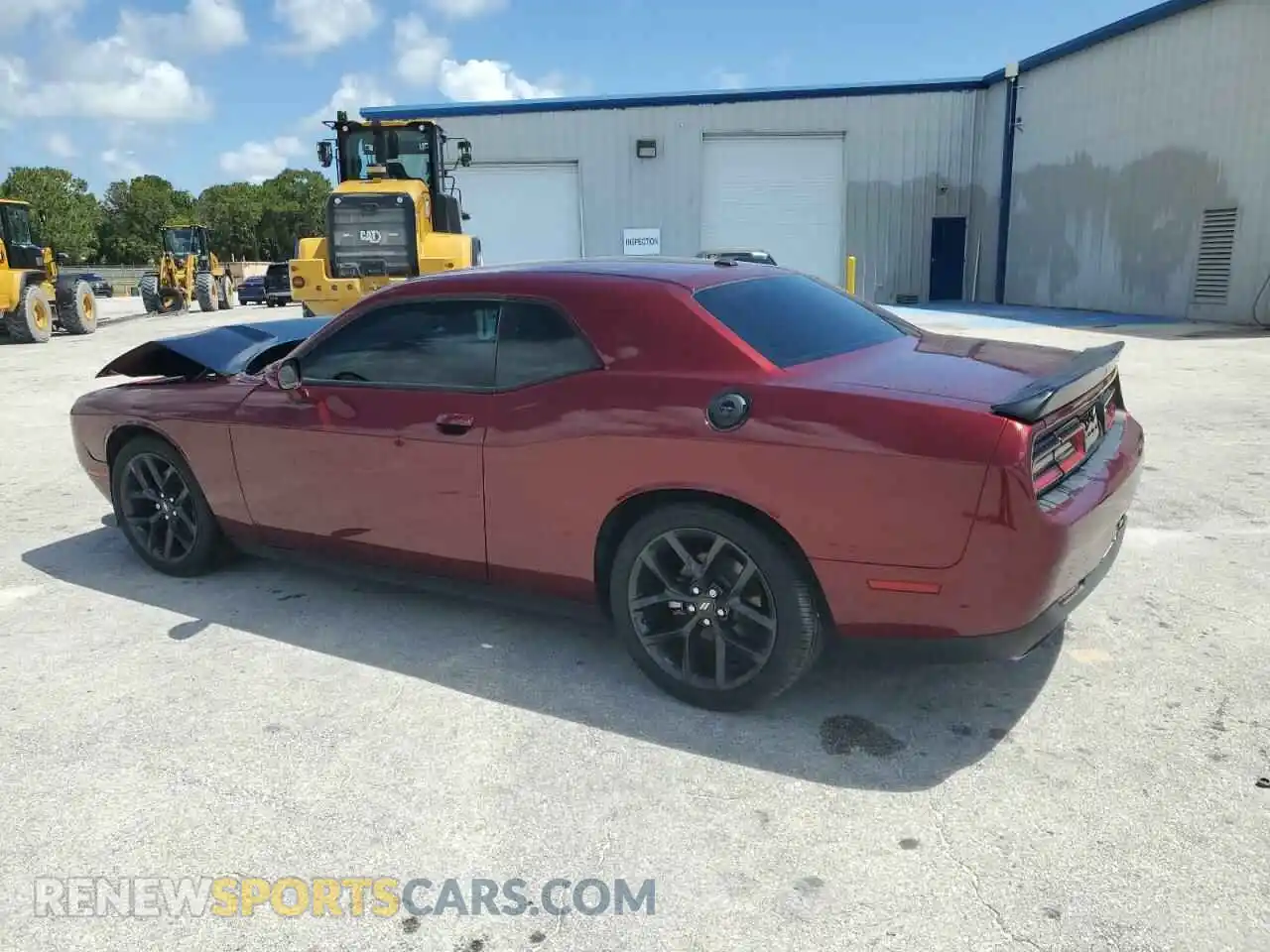2 Photograph of a damaged car 2C3CDZBT4MH655135 DODGE CHALLENGER 2021