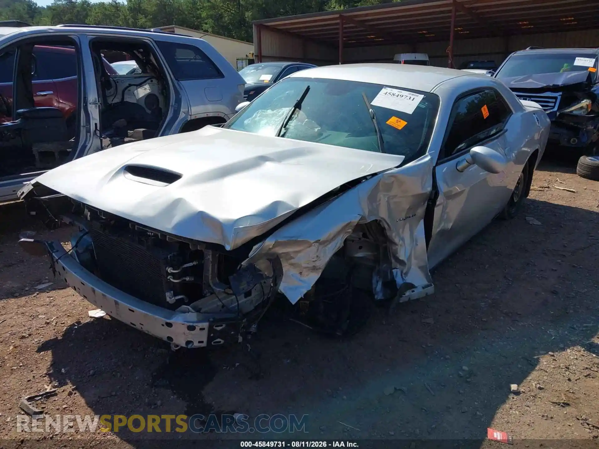 2 Photograph of a damaged car 2C3CDZBT5MH542374 DODGE CHALLENGER 2021