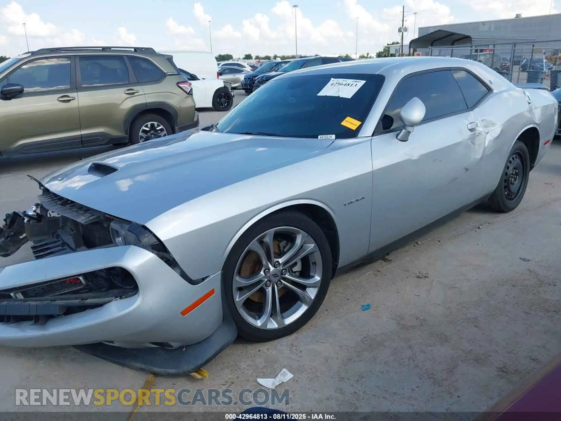 2 Photograph of a damaged car 2C3CDZBT5MH546828 DODGE CHALLENGER 2021