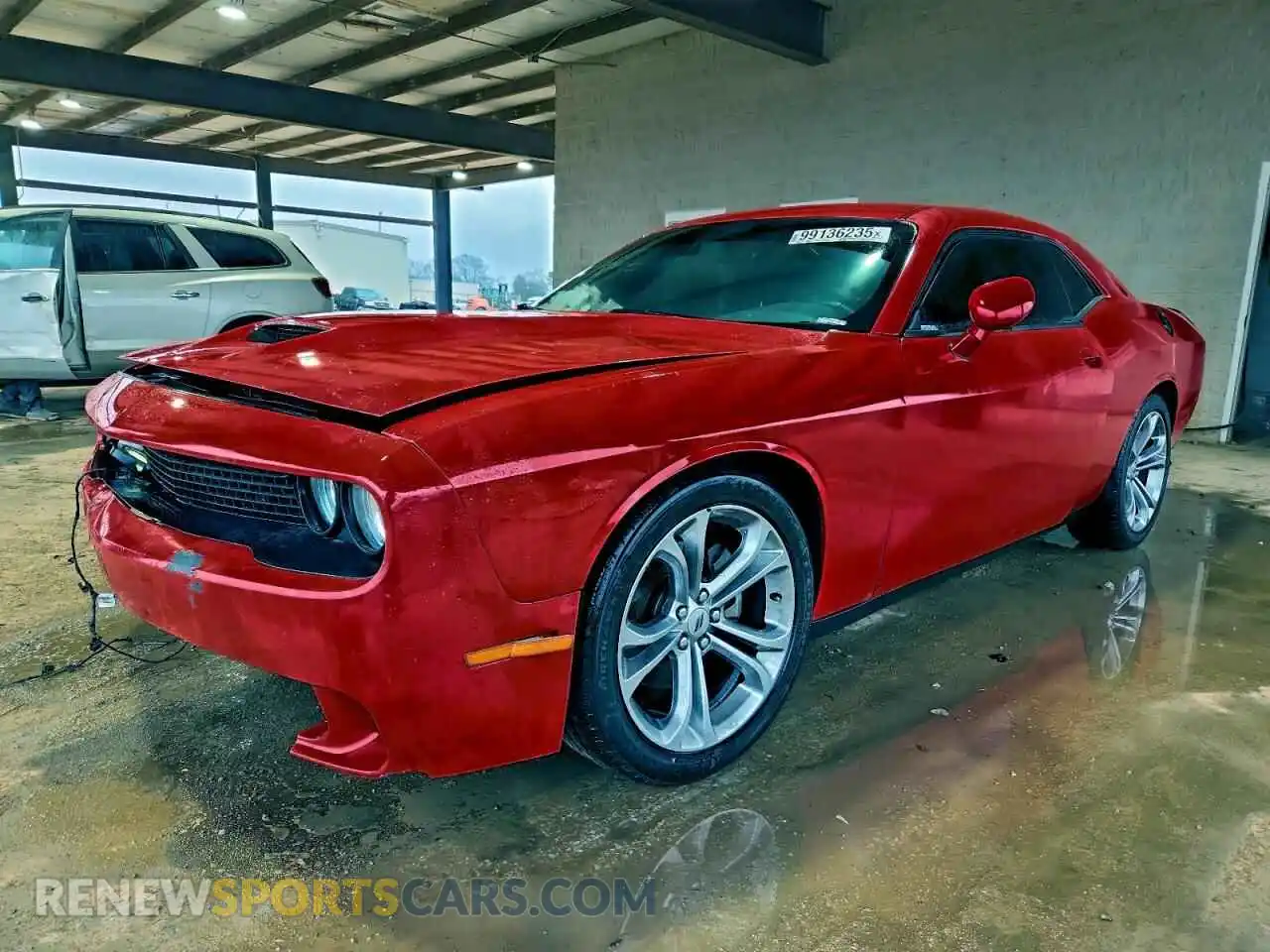 1 Photograph of a damaged car 2C3CDZBT5MH559868 DODGE CHALLENGER 2021