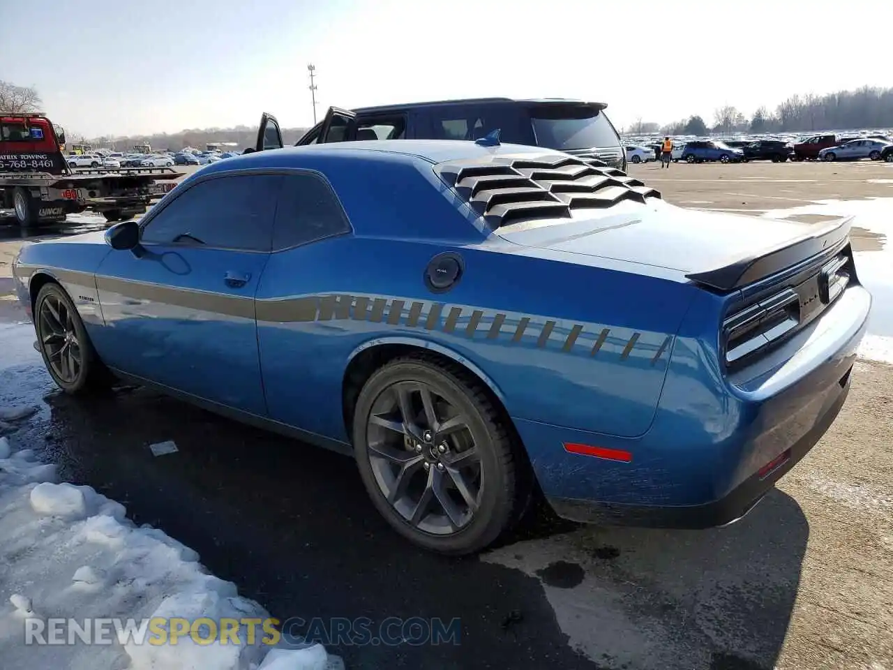 2 fotografías del automóvil dañado 2C3CDZBT5MH672218 DODGE CHALLENGER 2021