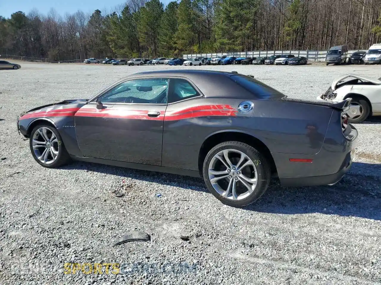 2 Photograph of a damaged car 2C3CDZBT6MH542383 DODGE CHALLENGER 2021