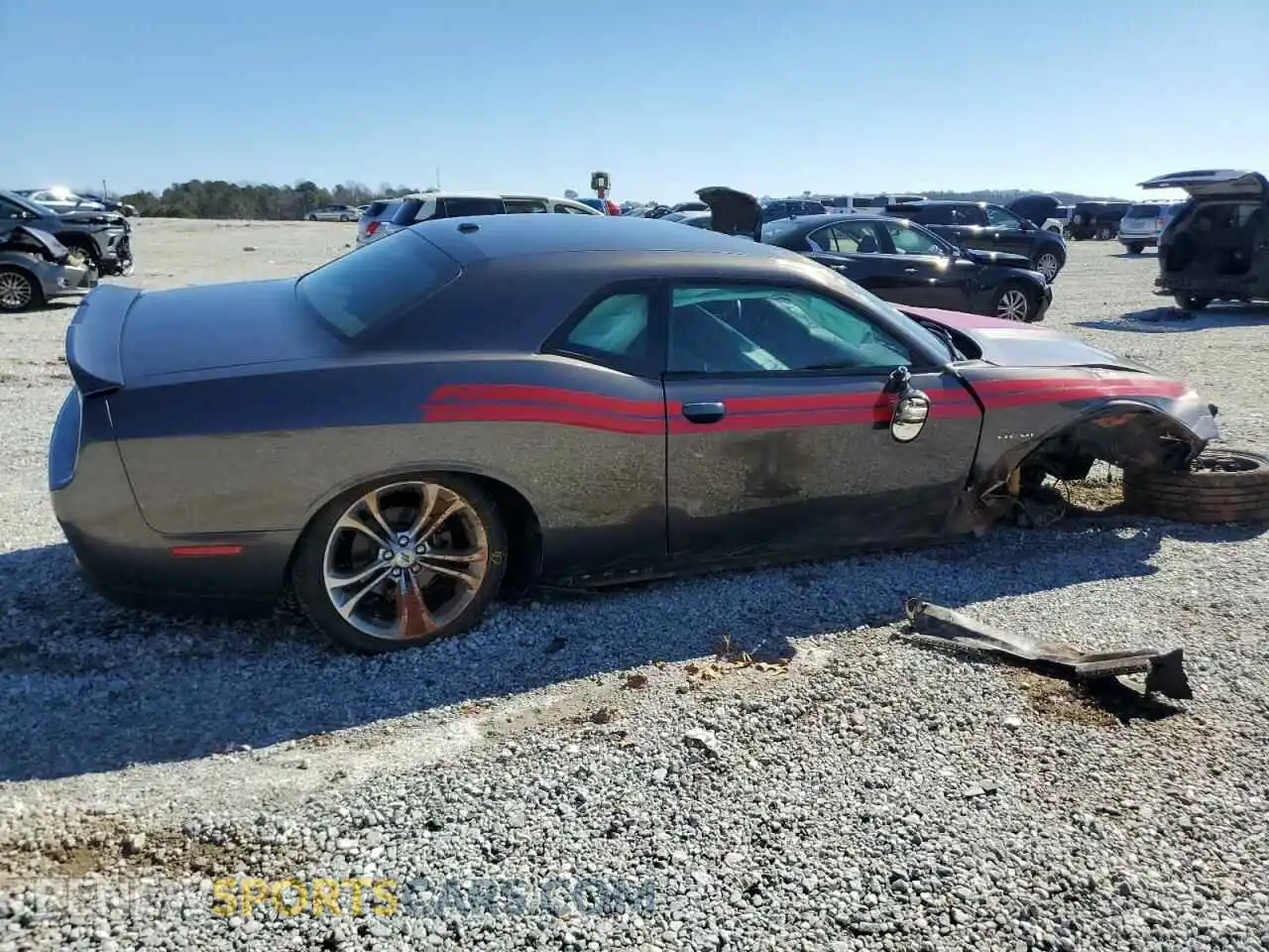 3 Photograph of a damaged car 2C3CDZBT6MH542383 DODGE CHALLENGER 2021