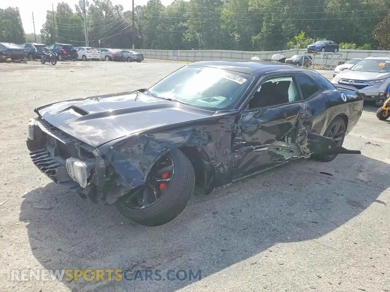 1 Photograph of a damaged car 2C3CDZBT6MH606664 DODGE CHALLENGER 2021