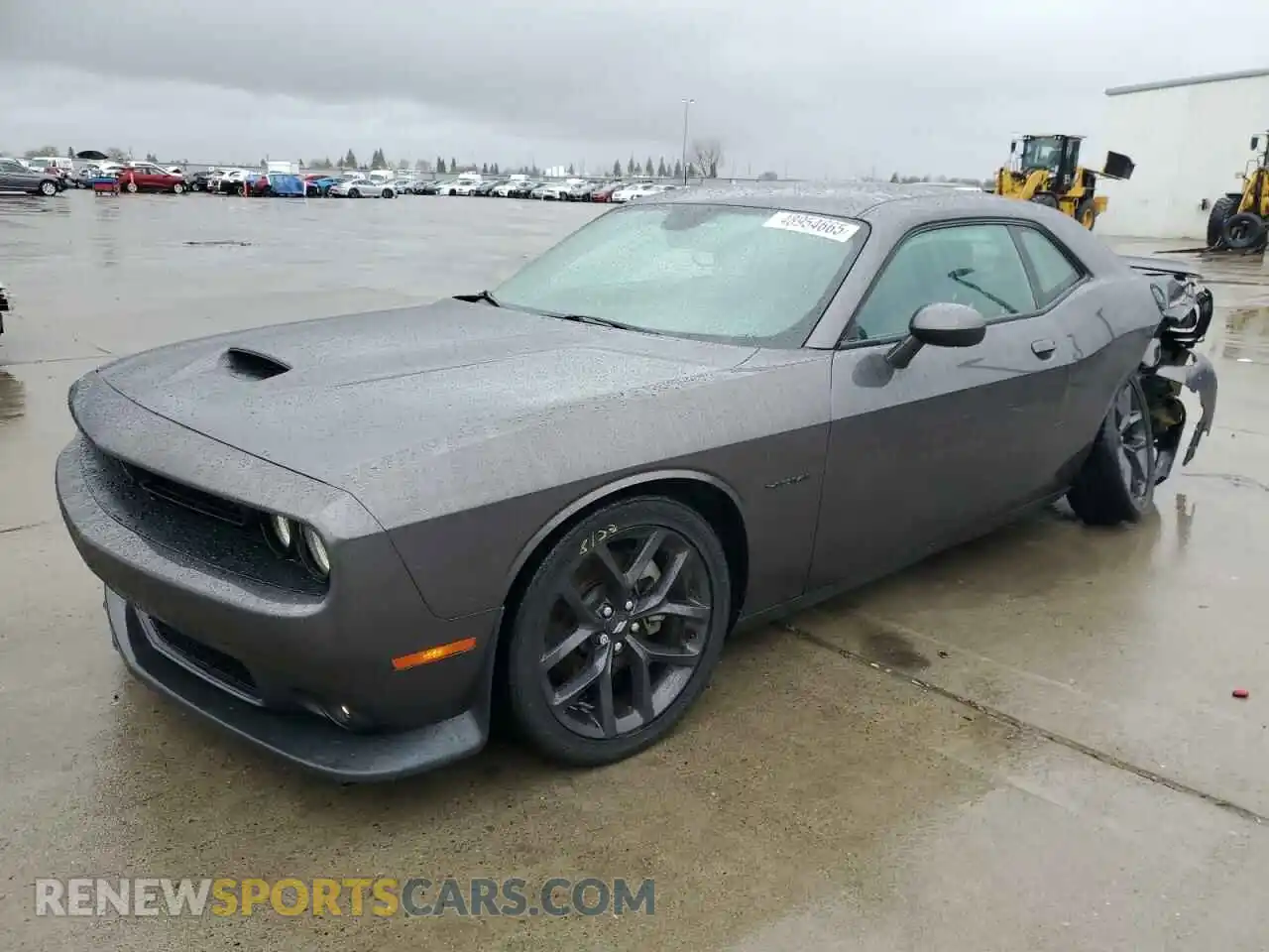 1 Photograph of a damaged car 2C3CDZBT6MH627563 DODGE CHALLENGER 2021