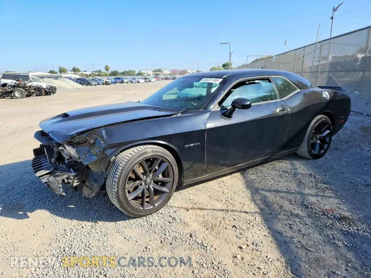 1 Photograph of a damaged car 2C3CDZBT6MH635436 DODGE CHALLENGER 2021