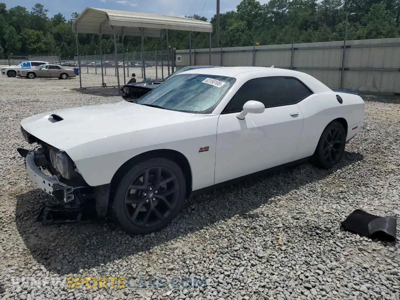 1 Photograph of a damaged car 2C3CDZBT7MH508341 DODGE CHALLENGER 2021