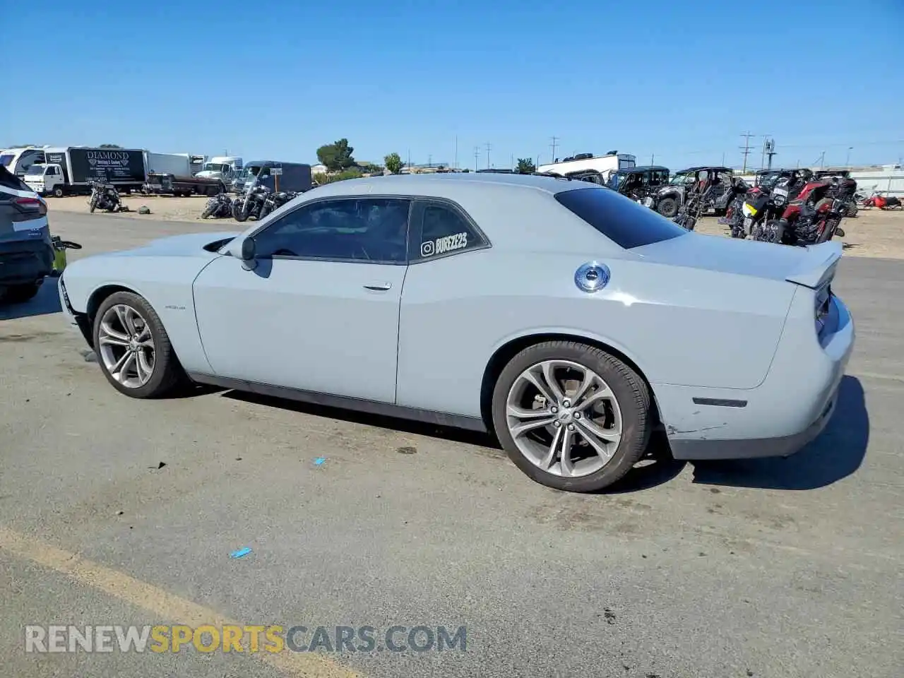 2 Photograph of a damaged car 2C3CDZBT7MH524801 DODGE CHALLENGER 2021