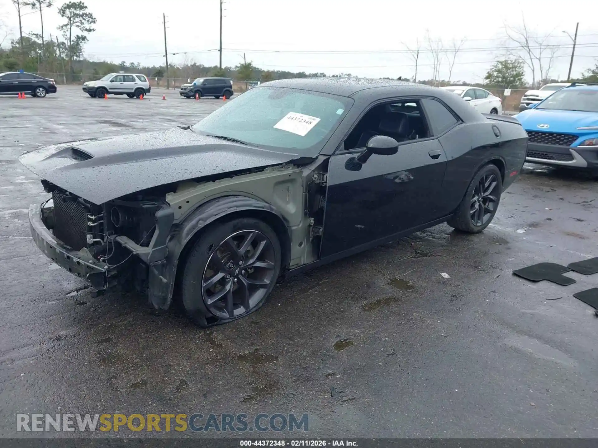 2 Photograph of a damaged car 2C3CDZBT7MH555773 DODGE CHALLENGER 2021