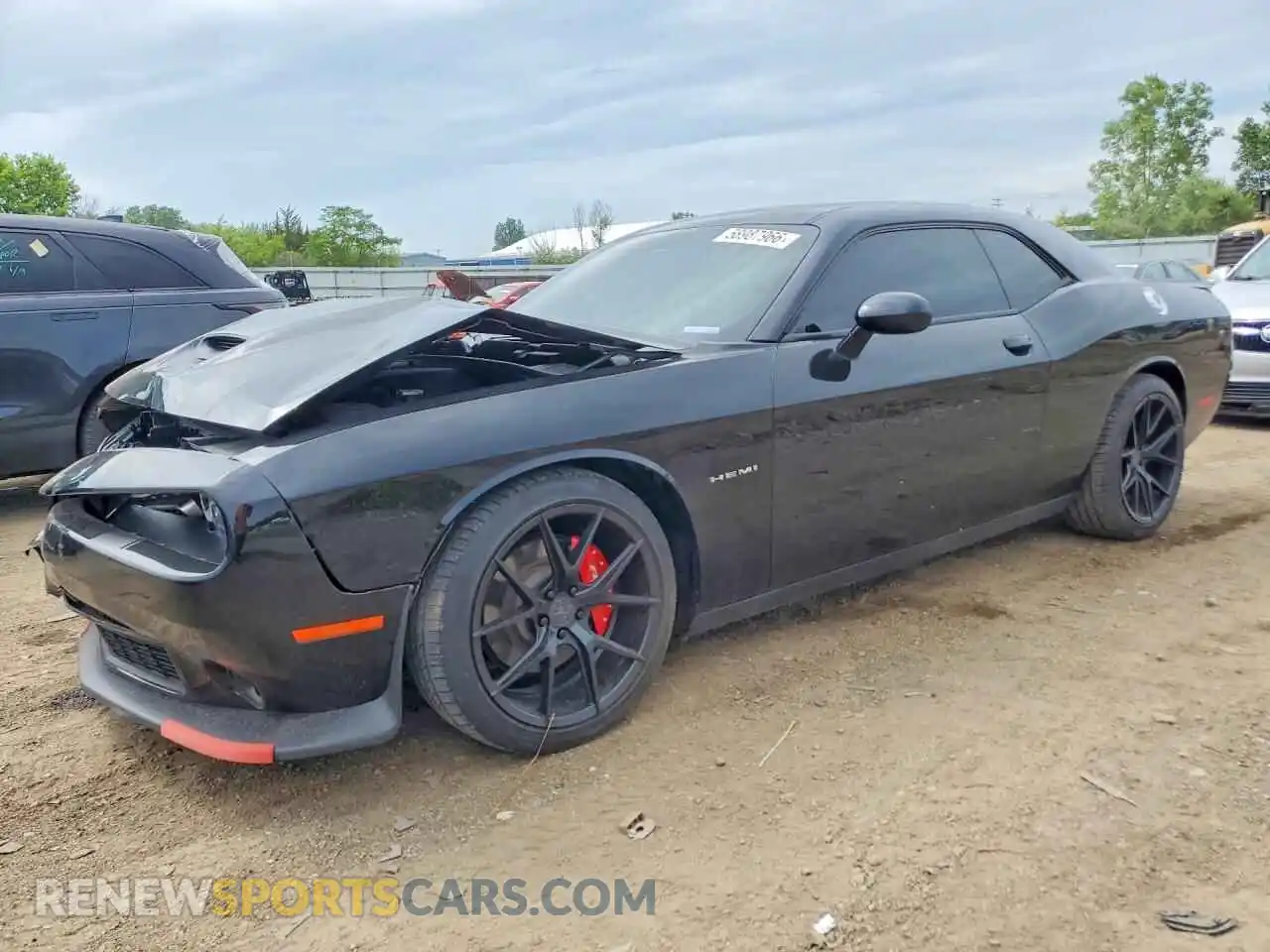 1 Photograph of a damaged car 2C3CDZBT7MH571214 DODGE CHALLENGER 2021