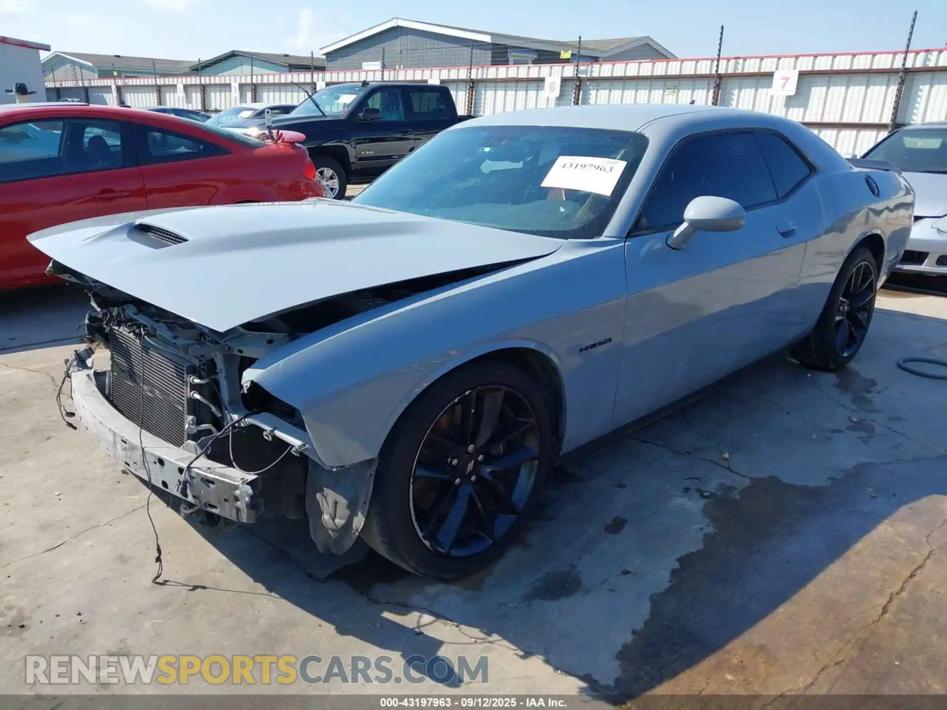 2 Photograph of a damaged car 2C3CDZBT7MH572945 DODGE CHALLENGER 2021