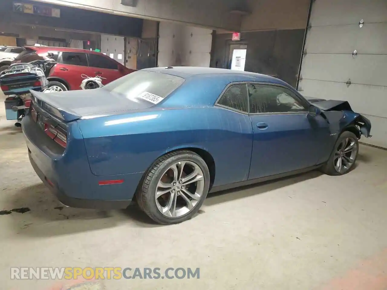3 Photograph of a damaged car 2C3CDZBT8MH505528 DODGE CHALLENGER 2021