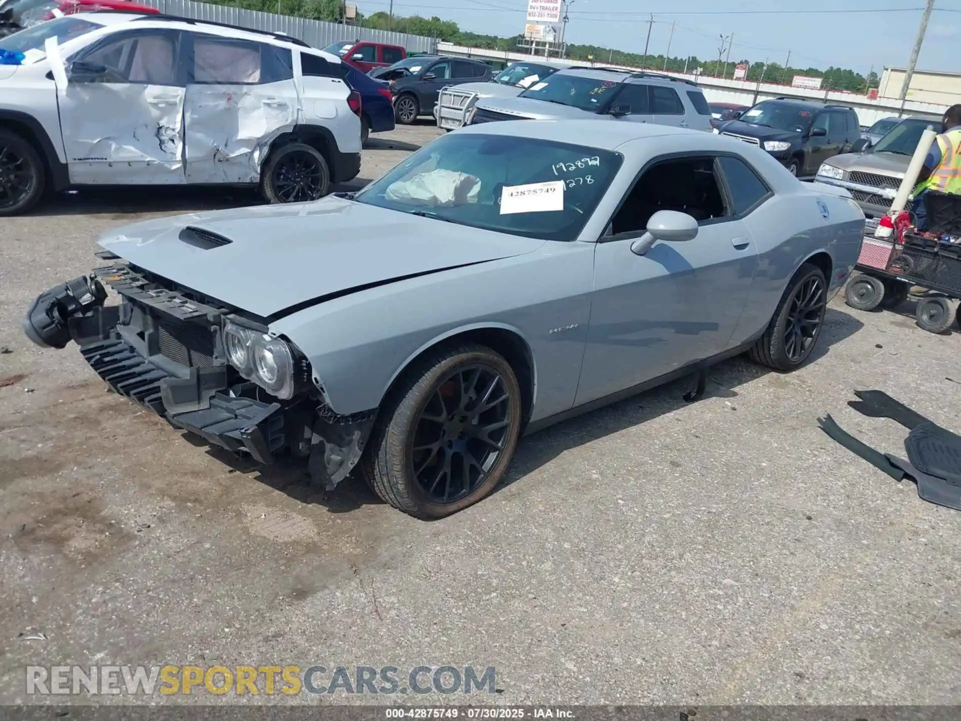 2 Photograph of a damaged car 2C3CDZBT8MH593819 DODGE CHALLENGER 2021