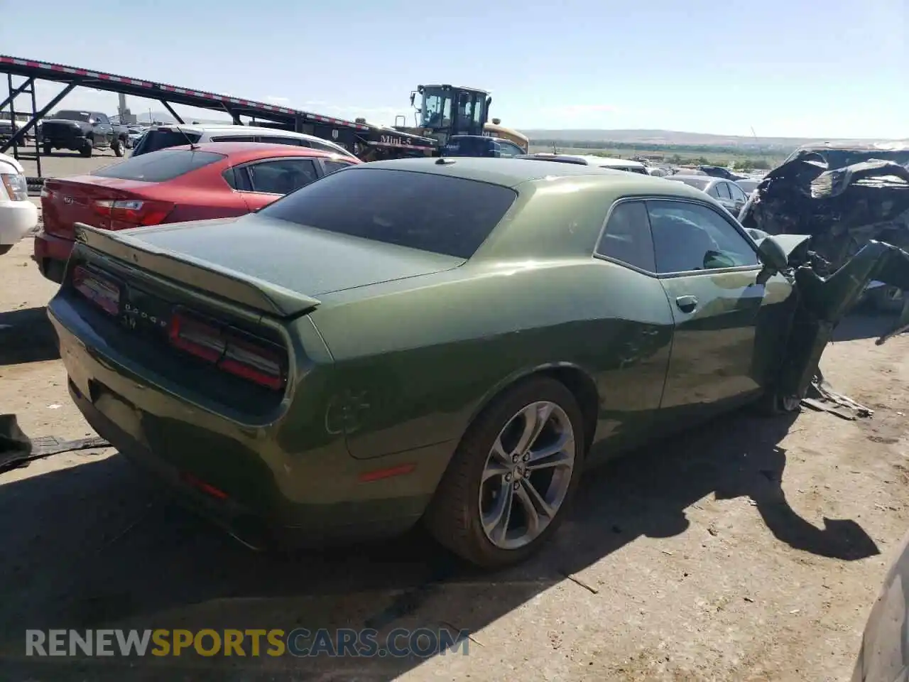 3 Photograph of a damaged car 2C3CDZBT9MH526503 DODGE CHALLENGER 2021
