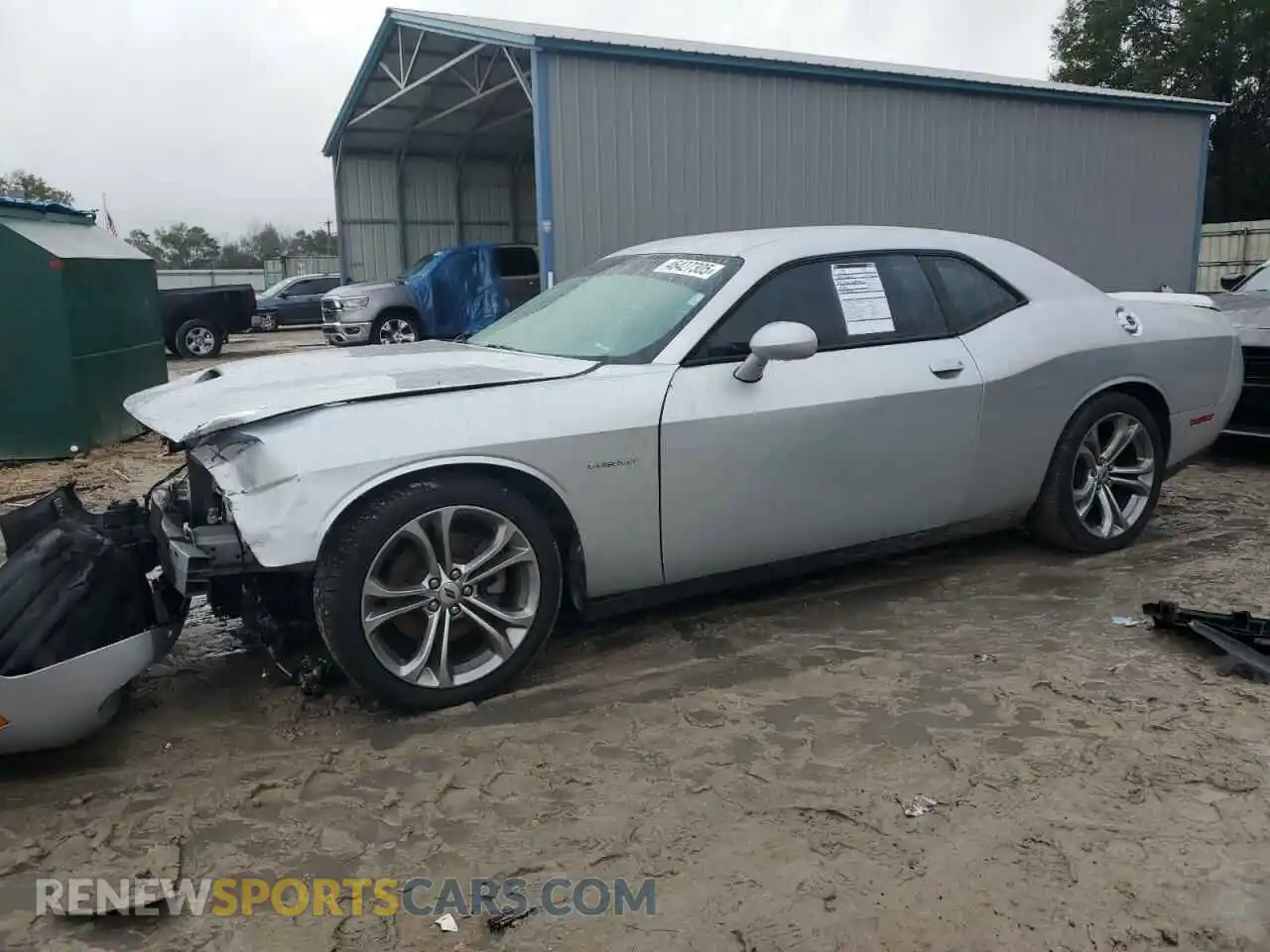 1 Photograph of a damaged car 2C3CDZBT9MH546704 DODGE CHALLENGER 2021