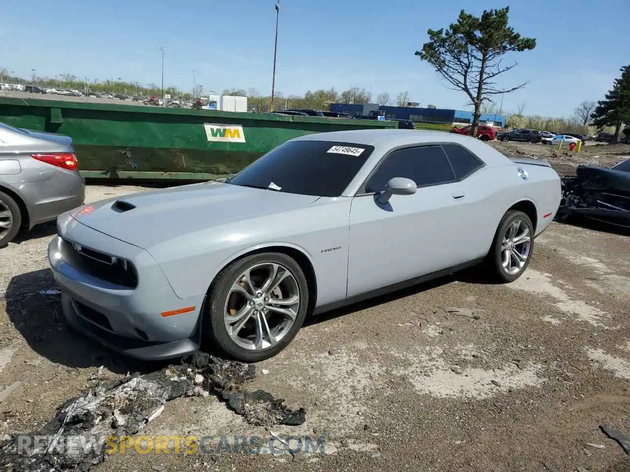 1 Photograph of a damaged car 2C3CDZBT9MH560814 DODGE CHALLENGER 2021