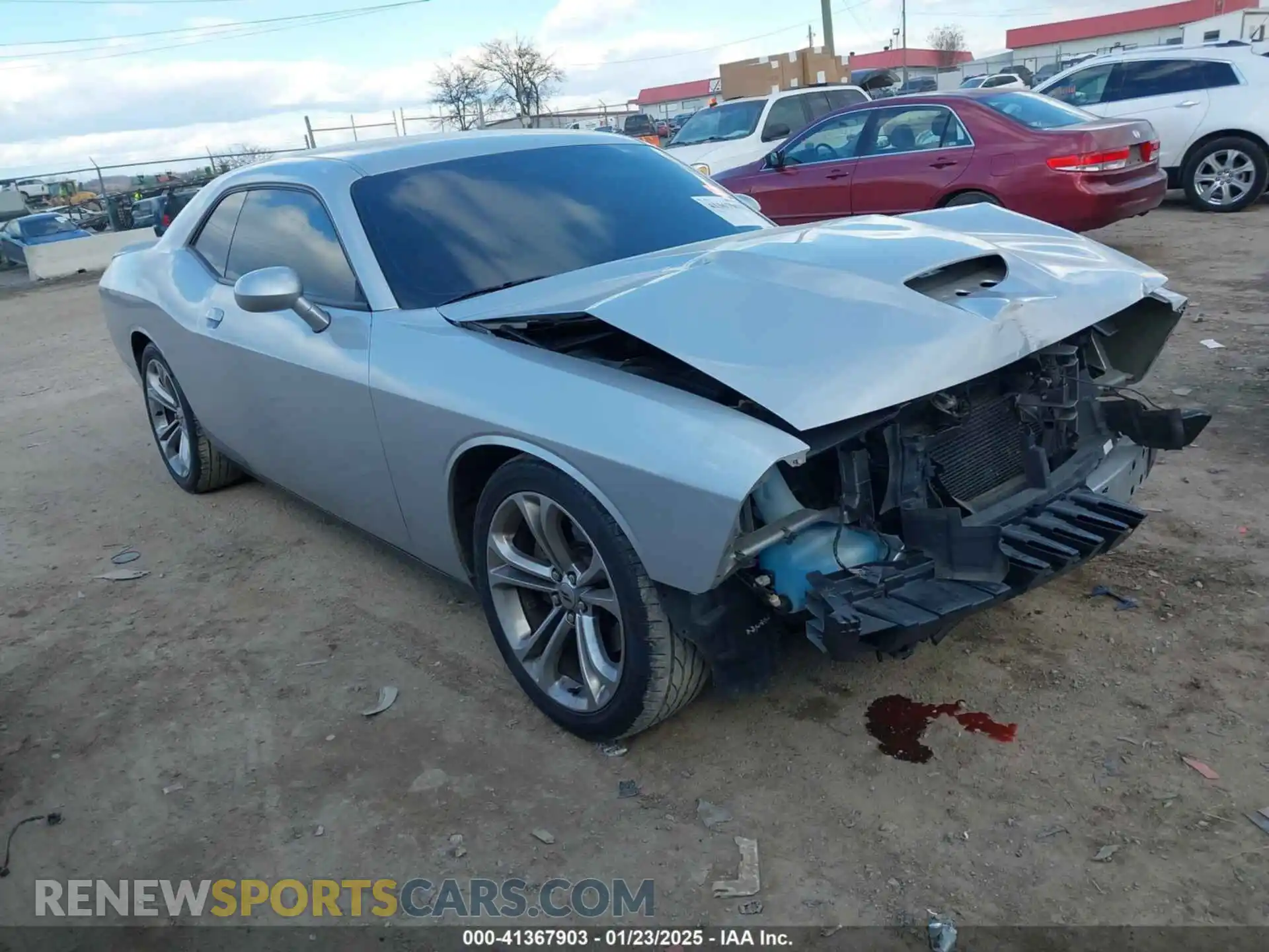 1 Photograph of a damaged car 2C3CDZBTXMH551572 DODGE CHALLENGER 2021