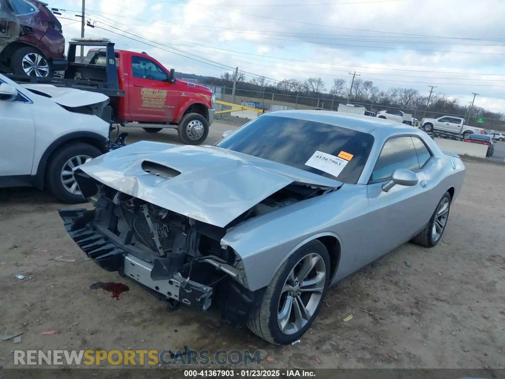 2 Photograph of a damaged car 2C3CDZBTXMH551572 DODGE CHALLENGER 2021