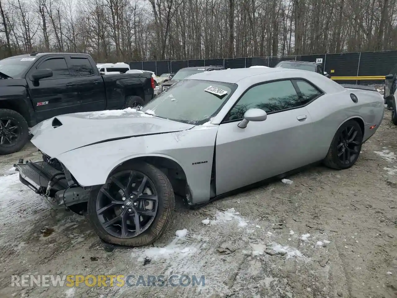 1 Photograph of a damaged car 2C3CDZBTXMH631308 DODGE CHALLENGER 2021