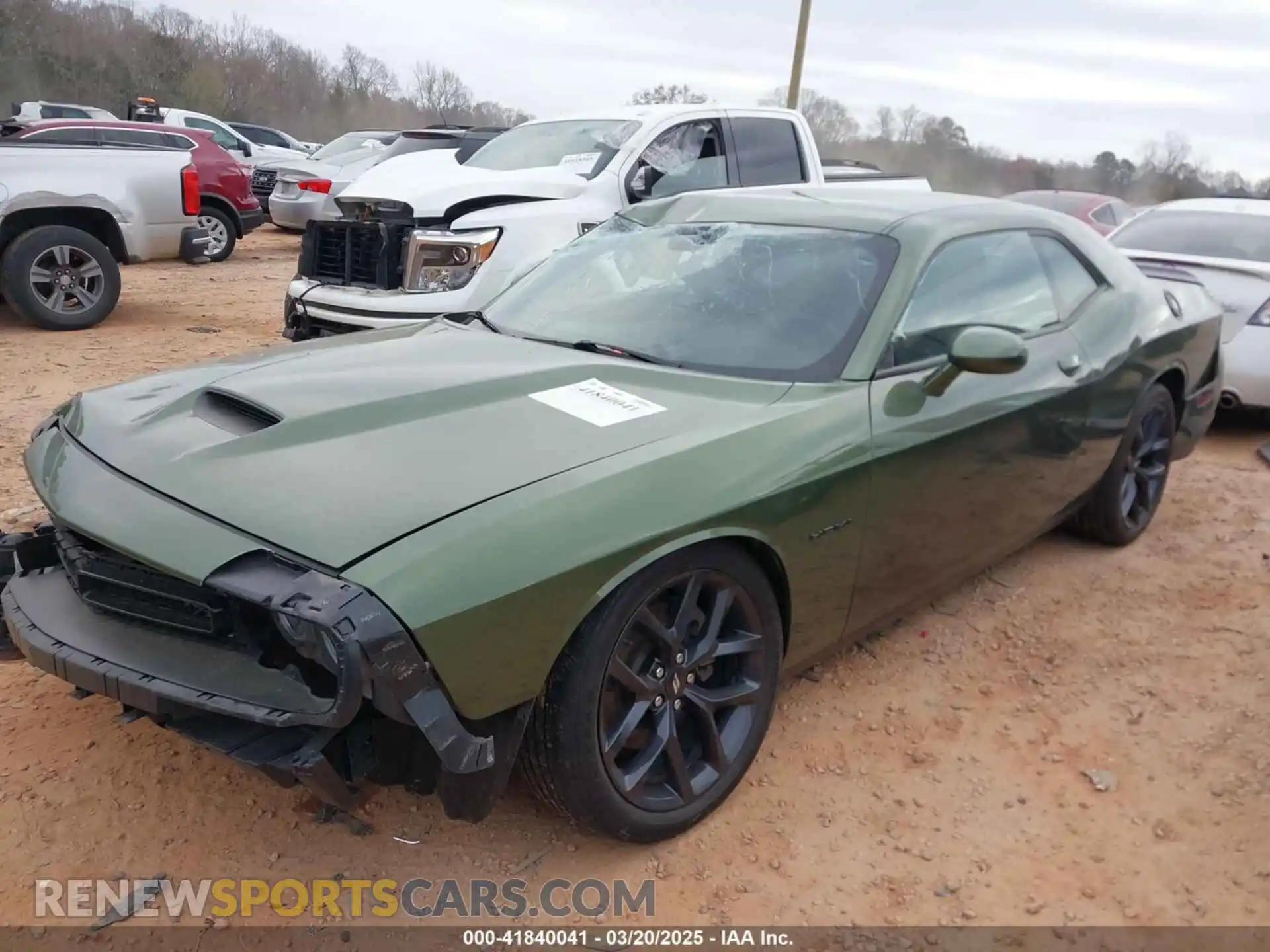 2 Photograph of a damaged car 2C3CDZBTXMH680623 DODGE CHALLENGER 2021