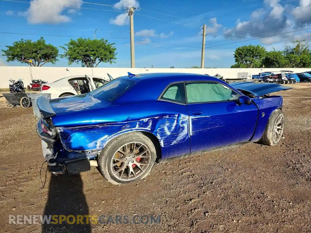 3 fotografías del automóvil dañado 2C3CDZC93MH664363 DODGE CHALLENGER 2021