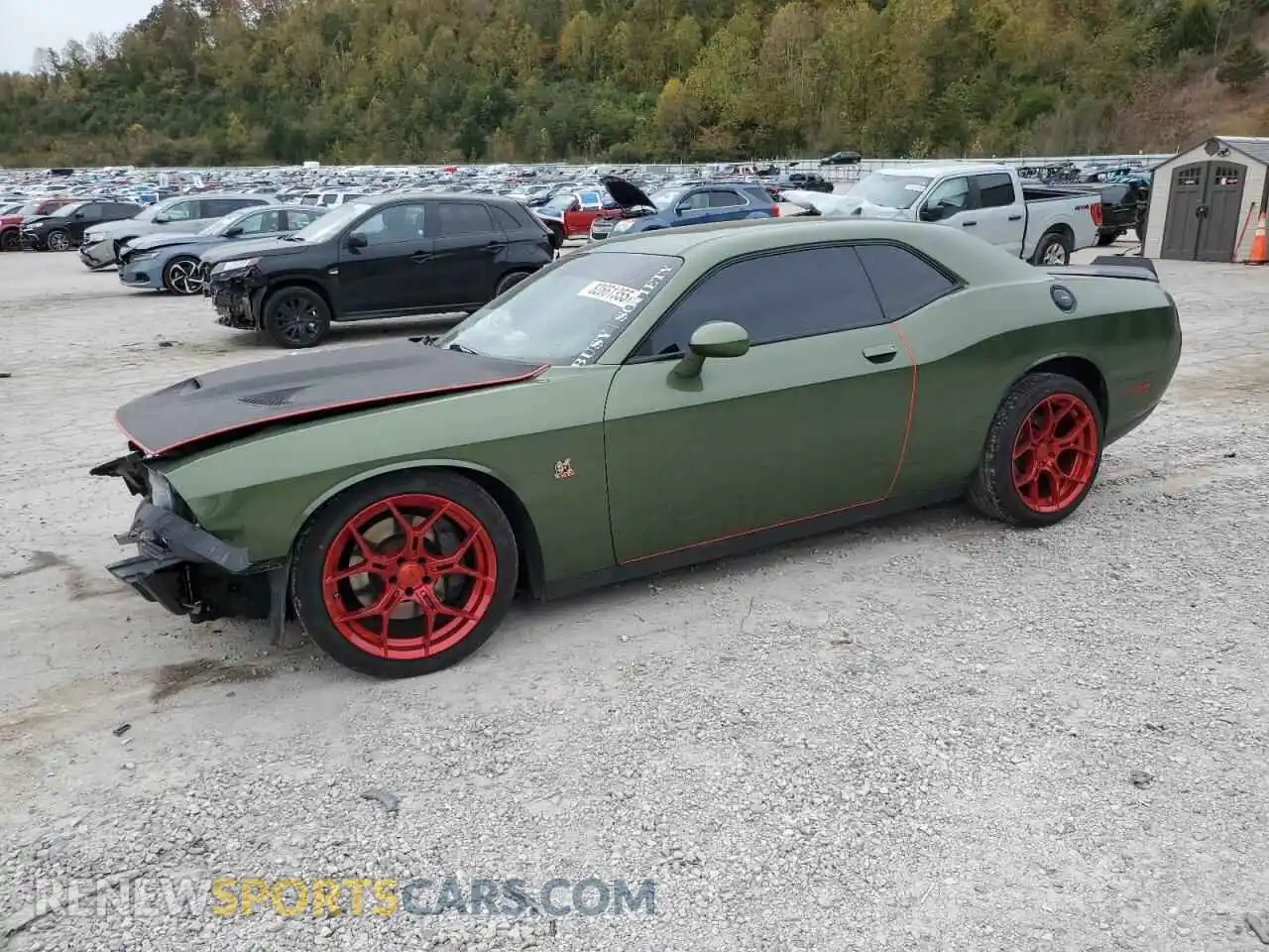 1 Photograph of a damaged car 2C3CDZFJ0MH502485 DODGE CHALLENGER 2021