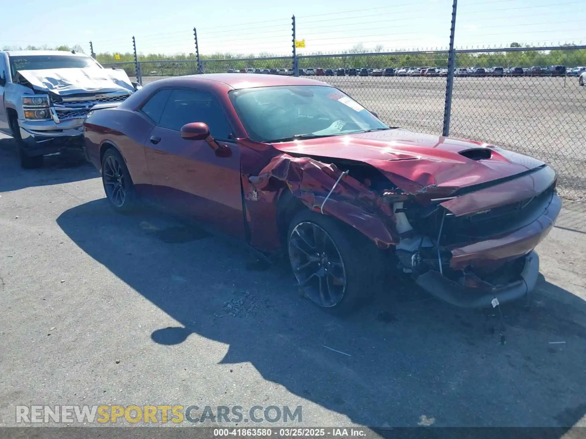1 Photograph of a damaged car 2C3CDZFJ0MH571595 DODGE CHALLENGER 2021