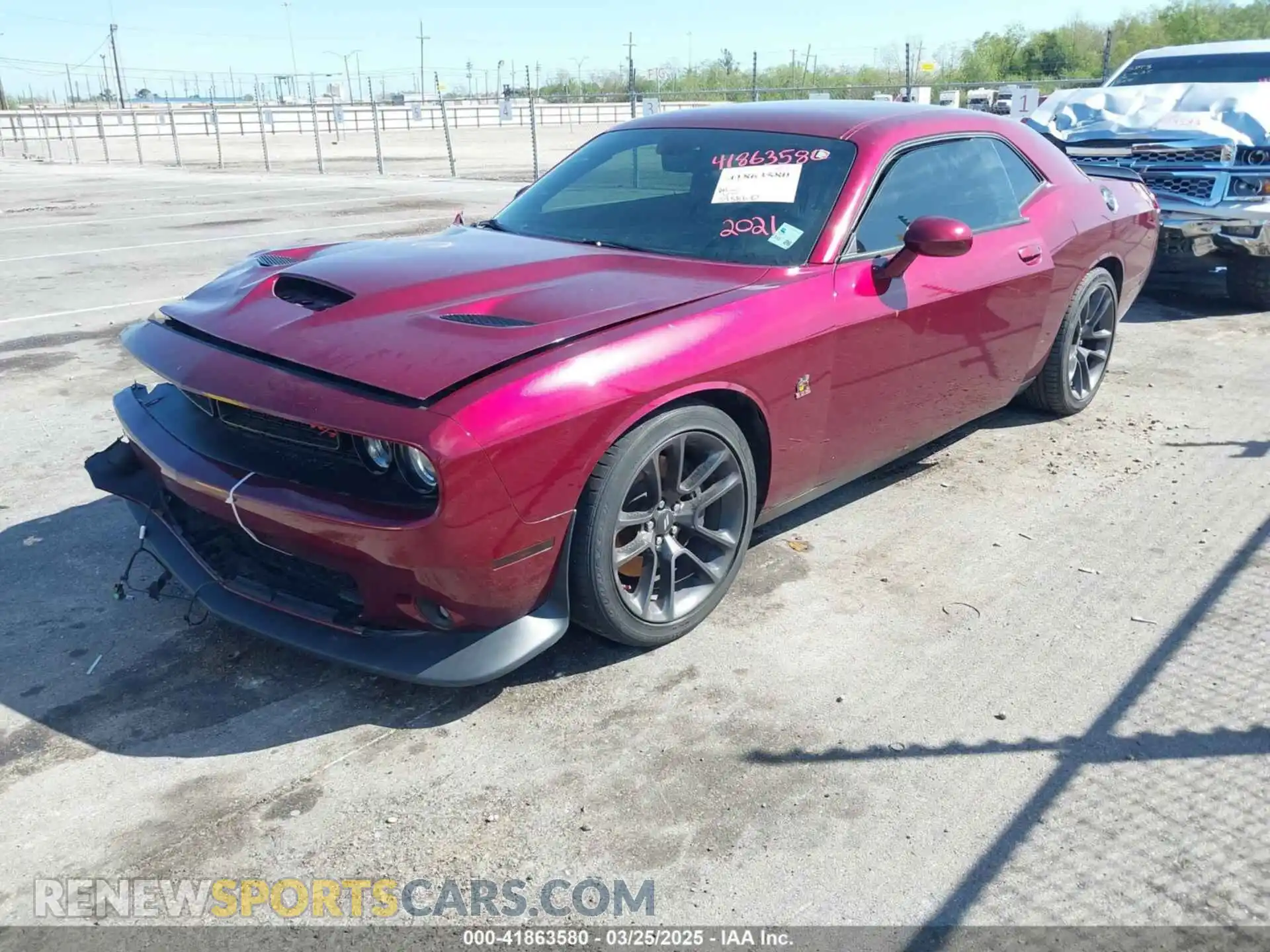 2 Photograph of a damaged car 2C3CDZFJ0MH571595 DODGE CHALLENGER 2021