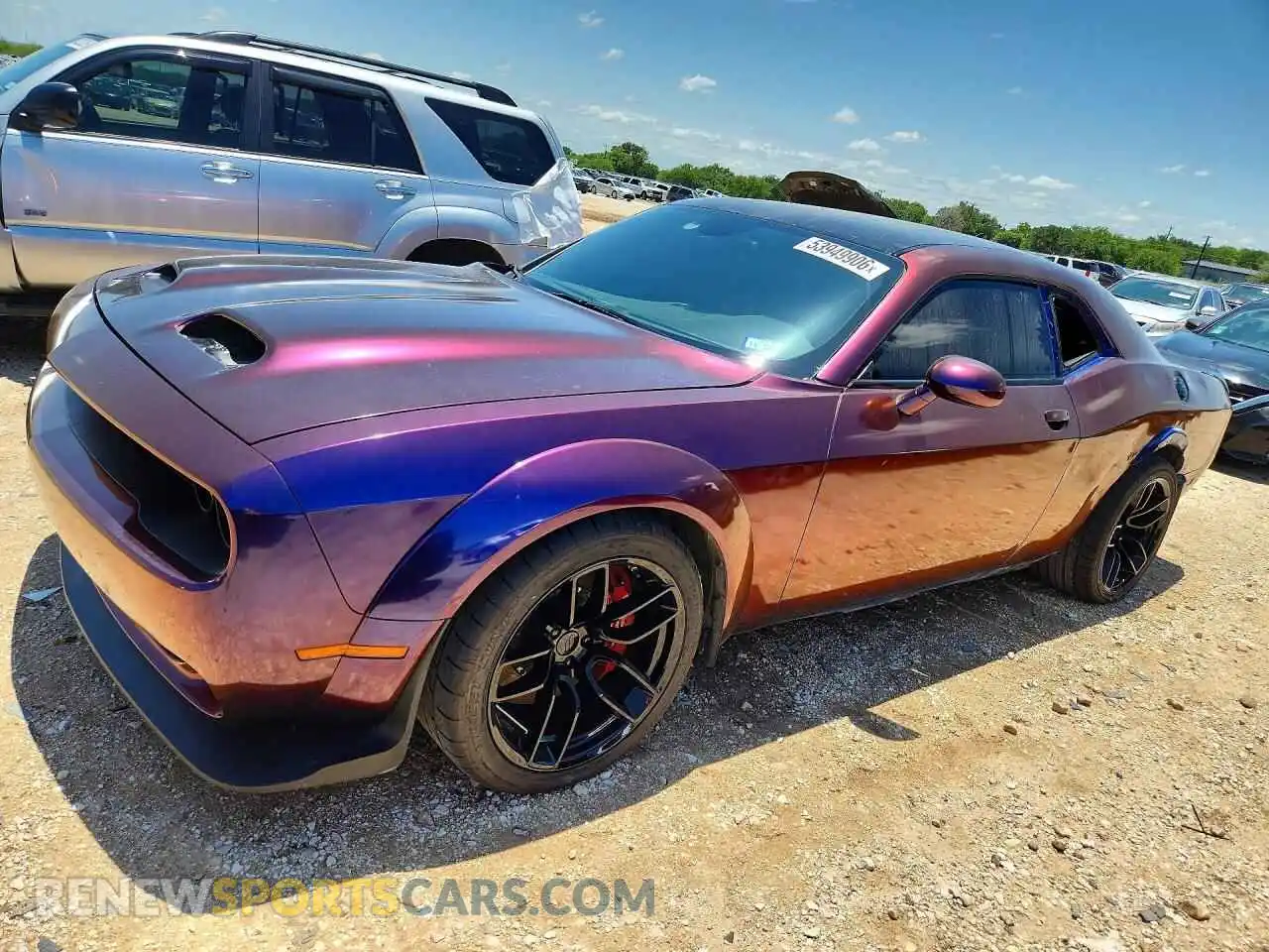 1 Photograph of a damaged car 2C3CDZFJ1MH516931 DODGE CHALLENGER 2021