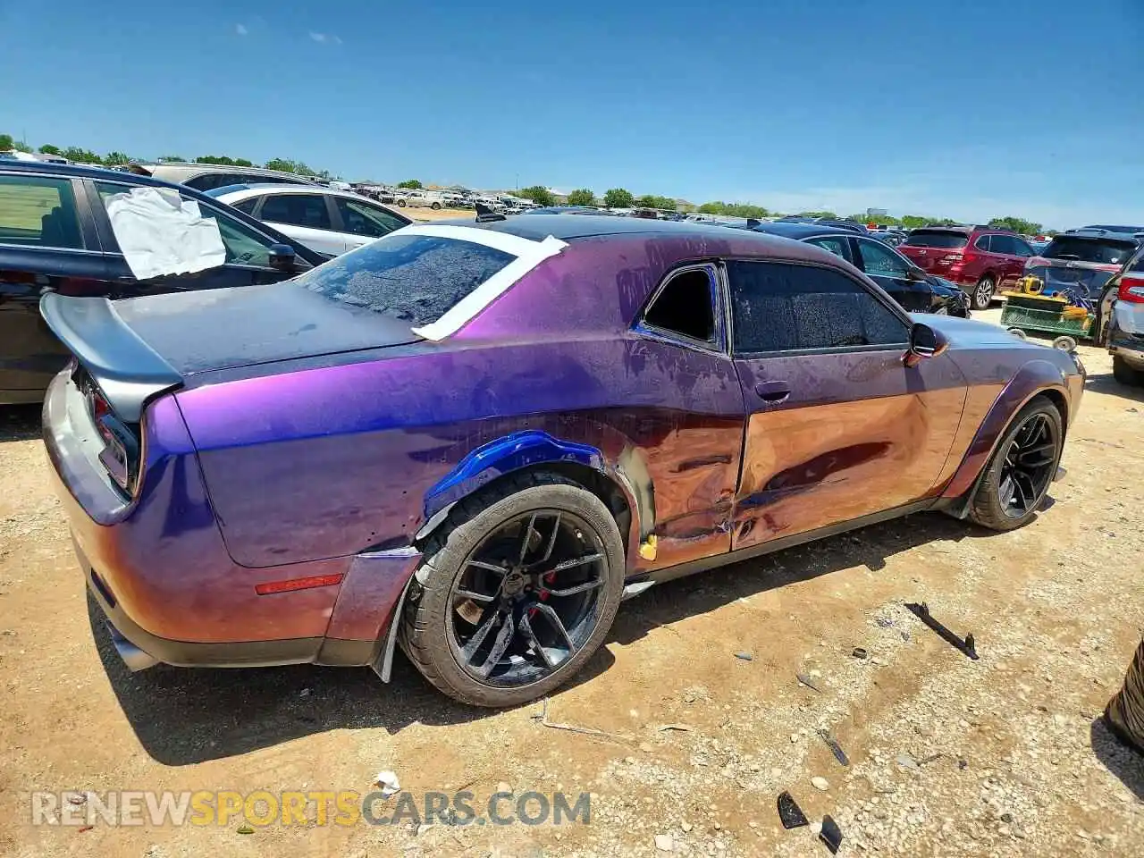 3 Photograph of a damaged car 2C3CDZFJ1MH516931 DODGE CHALLENGER 2021