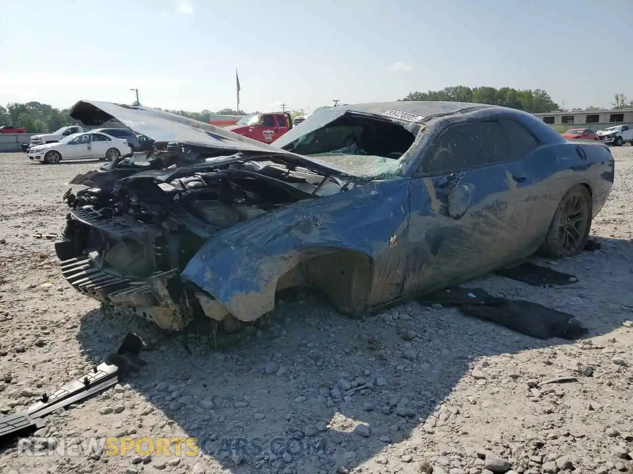 1 Photograph of a damaged car 2C3CDZFJ1MH542736 DODGE CHALLENGER 2021