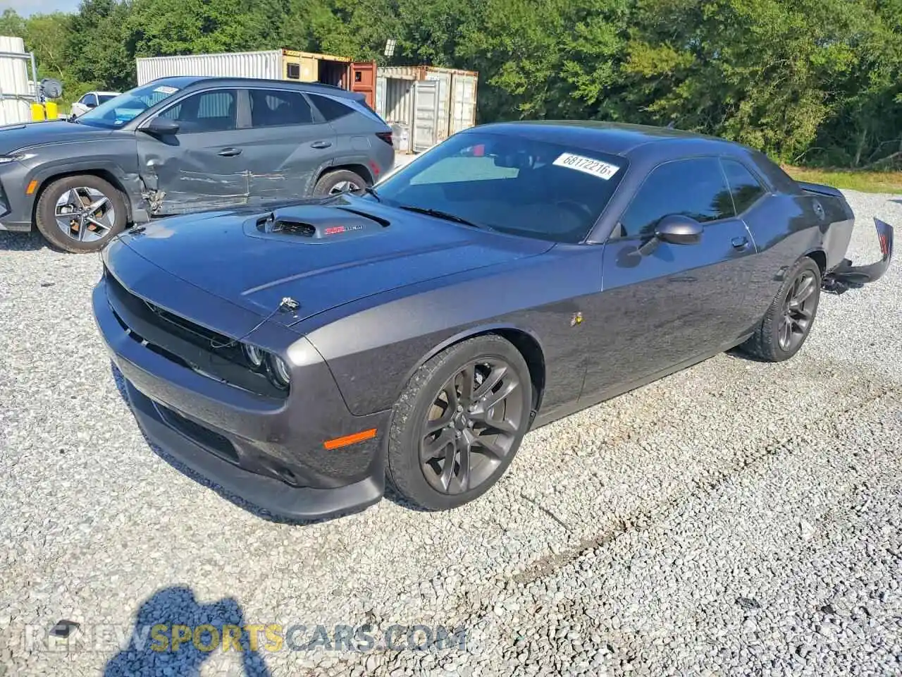 1 Photograph of a damaged car 2C3CDZFJ1MH638172 DODGE CHALLENGER 2021